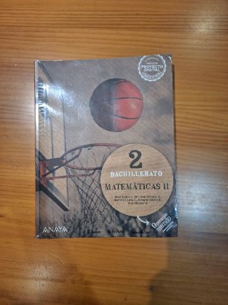 Libro Matemáticas II. 2° de Bachillerato.
