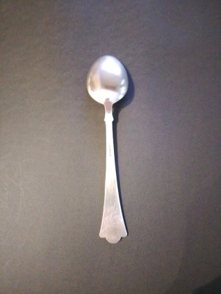 Antiguedades Cuchara sopera plata 830S Noruega