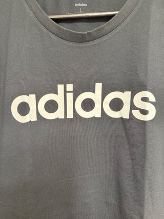 Camiseta Adidas Negra Talla L