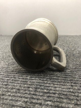 Jarra de peltre inglesa vintage