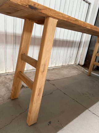Consola de madera maciza NUEVA