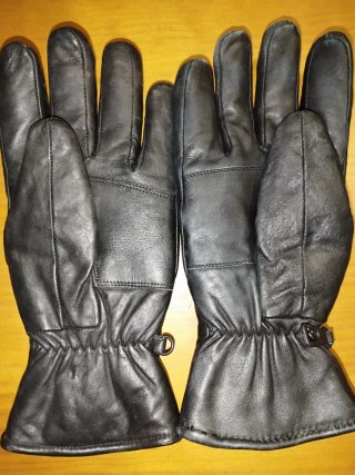 Guantes Motocicleta piel / Gore-Tex Negros