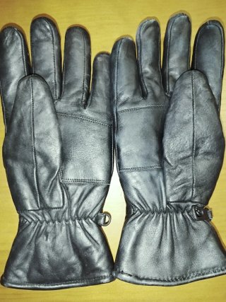 Guantes Motocicleta piel / Gore-Tex Negros