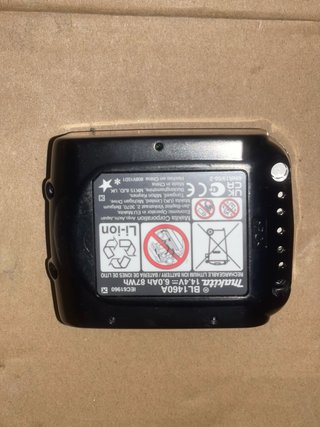 6 Baterías Makita 14.4V 6Ah Li-Ion