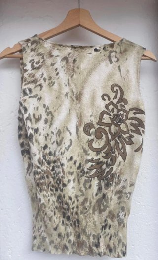 Top vintage estilo asiático