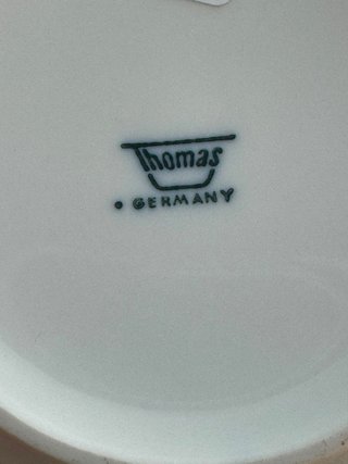 Jarrón Vintage Thomas Germany Porcelana Azul
