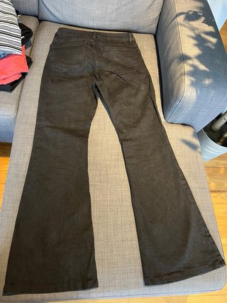 Pantalones campana Mango negros talla 38
