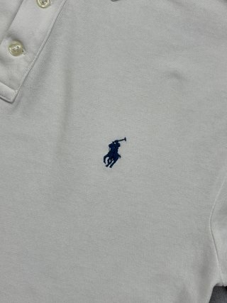Polo Ralph Lauren blanco básico talla S