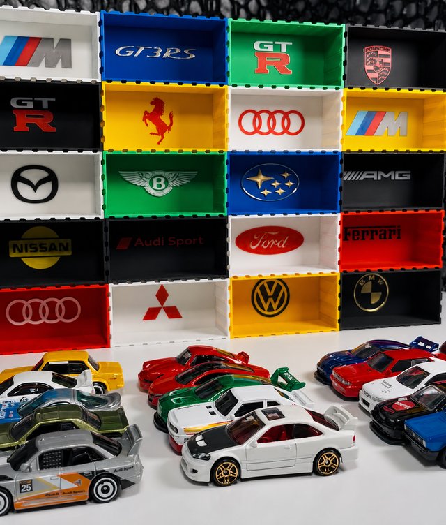 Expositor Modular Y Ampliable Hot Wheels 1/64