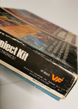 1970 Vintage VF USA Electronic Kit juguete antiguo