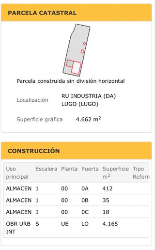 Se alquila nave industrial en Lugo - Polígono Ceao