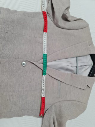 Americana Zara Verano Gris Talla 48