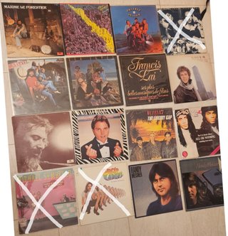 Lote 25 Vinilos LP Pop Rock 70s 80s