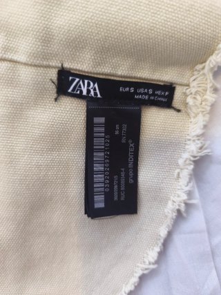 Sombrero Zara Beige Mujer