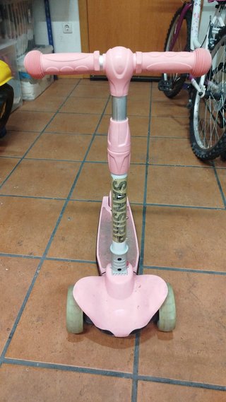 Patinete 3 Ruedas Rosa