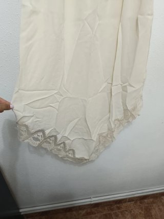 Vestido Zara asimétrico encaje S