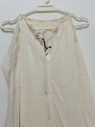 Vestido Zara asimétrico encaje S
