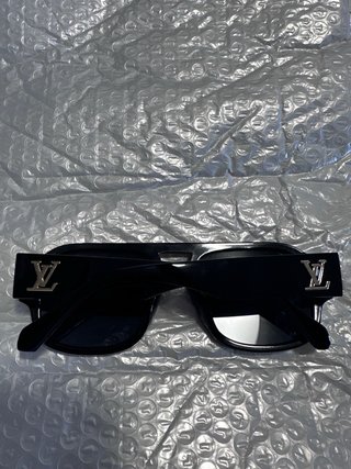 Gafas de Sol Louis Vuitton Negras y Plateadas