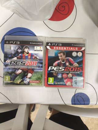 PES 2011 y 2015 PS3