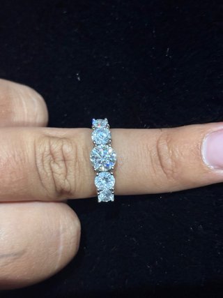 Anillo Plata Ley 925 con Circonitas