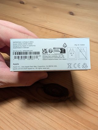 AirPods 4 ANC originales, poco uso y batería como
