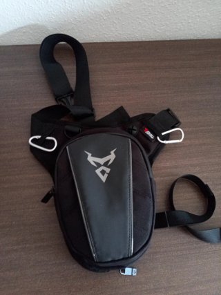 Bolso Pierna Moto Negro