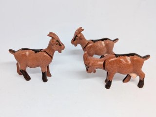 Playmobil Cabras Marrones (3uds) belén medieval