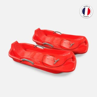 Trineo rojo plástico Made in France
