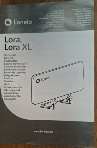 Barrera de Cama Lionelo Gris 105 cm