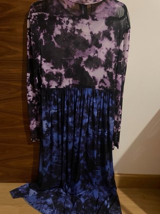 COLLUSION Talla S/36/8 Estampado Morado/Negro