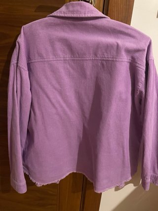 Sobrecamisa Zara Morada Talla S