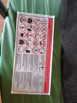 Cama elástica Domyos 240 con red