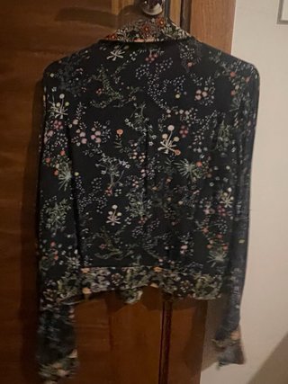 Camisa Zara Mujer Talla S Estampado Floral