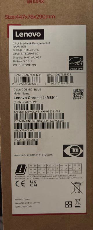Lenovo Chromebook Azul