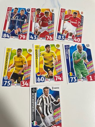 15 Cromos Panini LaLiga + Champions