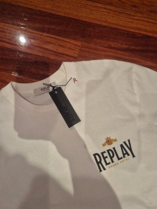 Camiseta Replay Blanca Talla M