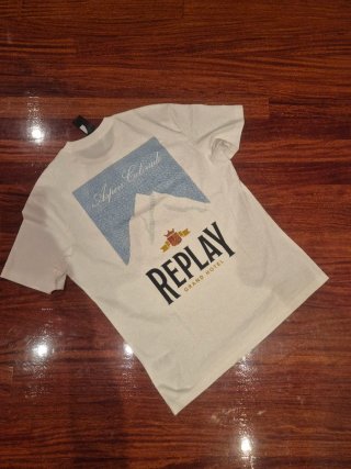 Camiseta Replay Blanca Talla M