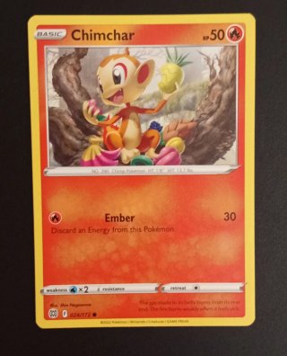 Lote 3 Cartas Pokémon: Chimchar, Monferno, Inferna