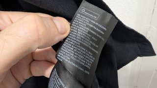 Camisa H&M Negra Hombre Talla S Algodón