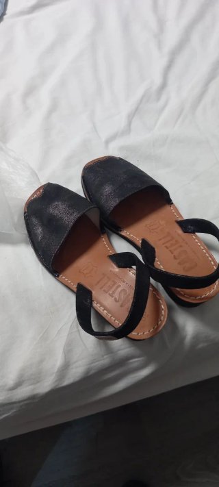 Sandalias Castell Talla 39 Negras