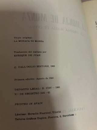 La Monja de Monza - Mario Mazzucchelli