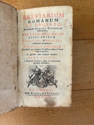 Breviario Romano antiguo