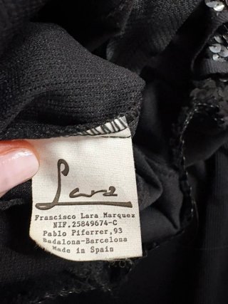Lote 2 Vestidos Vintage Francisco Lara Negro