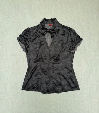 Blusa Esprit lunares talla M formal, oficina