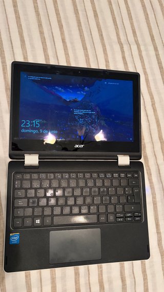 Portátil Acer Convertible Negro/Plata