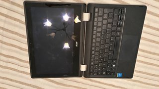 Portátil Acer Convertible Negro/Plata