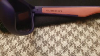 Gafas de sol infantiles moradas y rosas