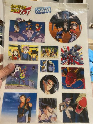 Dragon Ball GT Taku Pack 2000 Adhesivos