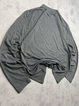 Camiseta Quiksilver gris manga larga