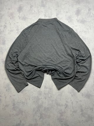 Camiseta Quiksilver gris manga larga
